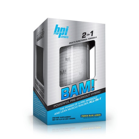 BAM PREWORKOUT BPI **REMATE / CON HUMEDAD**