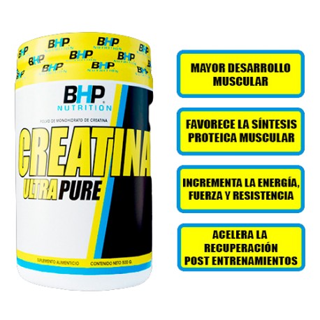 BHP CREATINA ULTRA PURE 500 GR