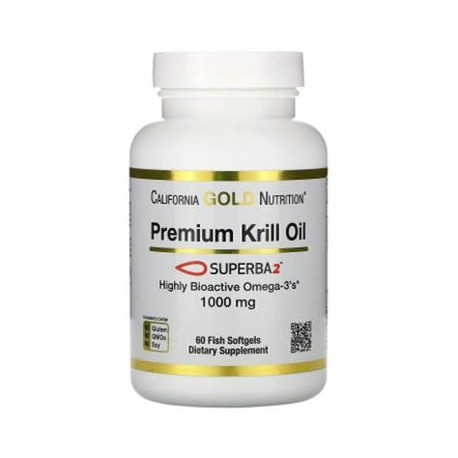 CALIFORNIA GOLD NUTRITION ACEITE PREMIUM DE KRILL