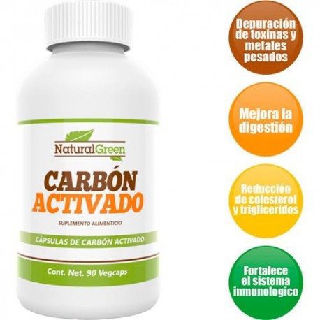 CARBON ACTIVADO NATURAL GREEN