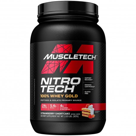 MUSCLETECH NITROTECH WHEY GOLD 2LB